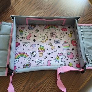 Kids travel car tray